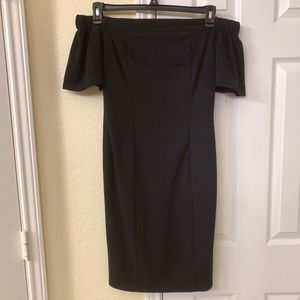 Lulus Black Off shoulder Dress